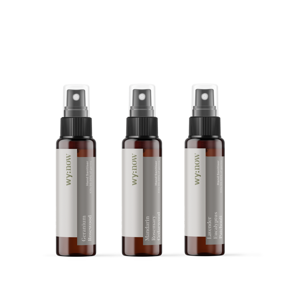 Trio of 30ml Hand Sanitisers
