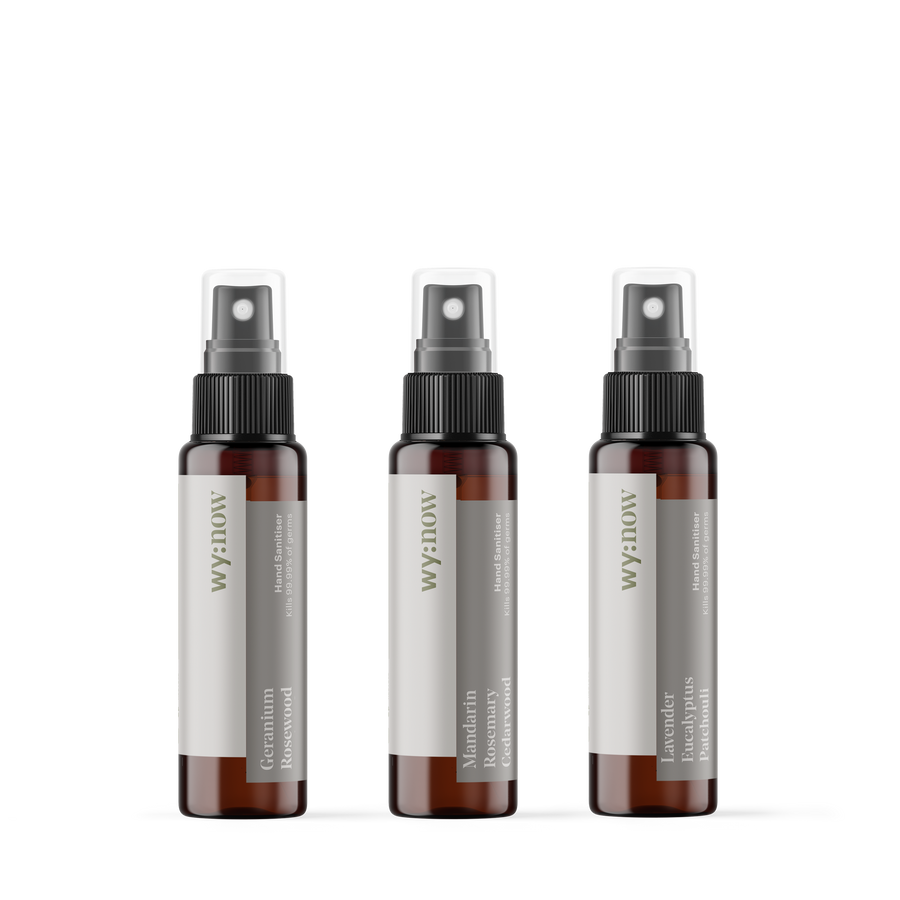 Trio of 30ml Hand Sanitisers